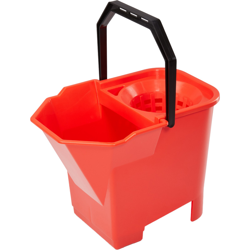 Изображение товара Ведро с отжимом SYR Bull Dog 15 л пластиковое красное для уборки