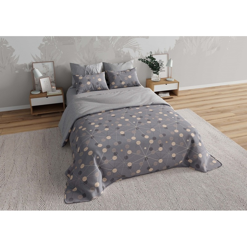 Изображение товара Постельное белье Borей Lovely textile 2-спальное перкаль с европростынёй