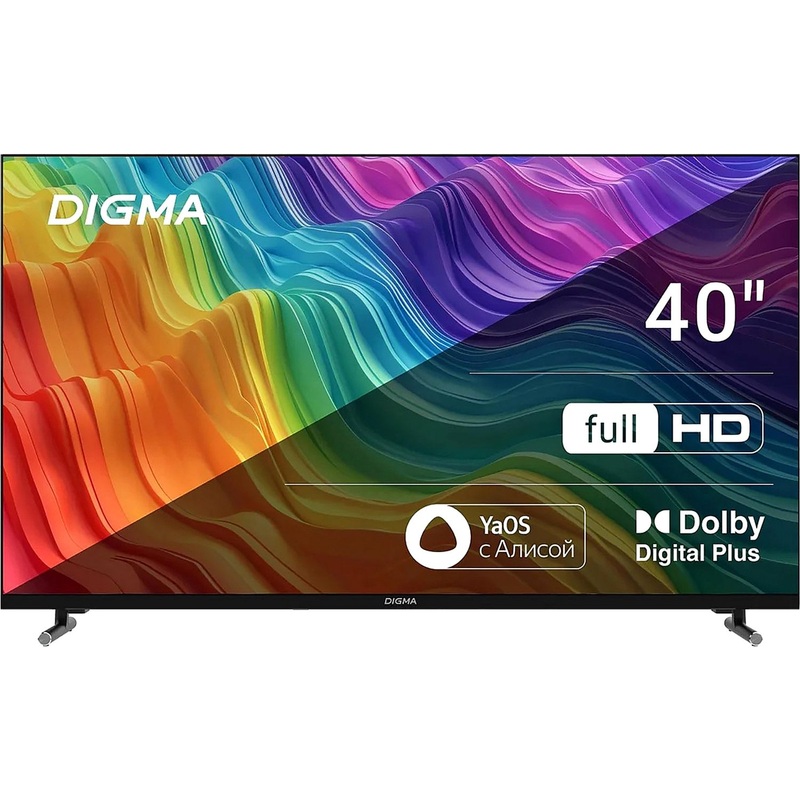 Изображение товара Телевизор Digma DM-LED40SBB33 40 дюймов Full HD Smart TV Wi-Fi HDR