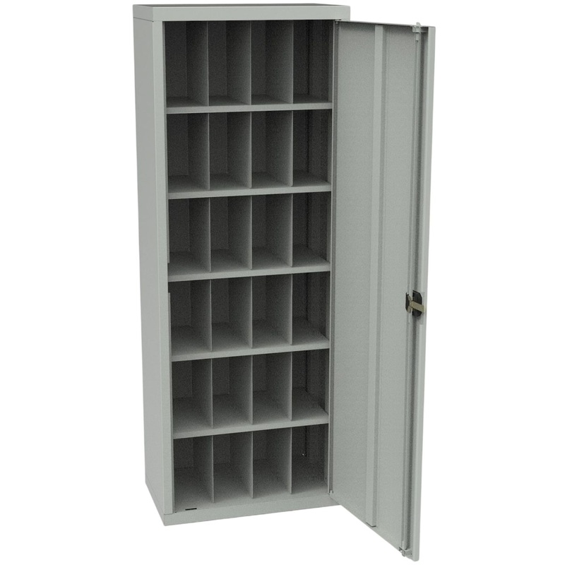 Изображение товара Шкаф для противогазов ШПГ-24 24 ячейки металлический с ключевым замком