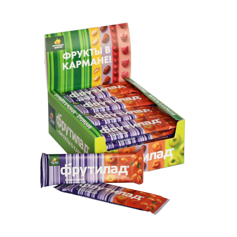 Изображение товара Фрутилад фруктовый батончик с облепихой 30 г 24 батончика