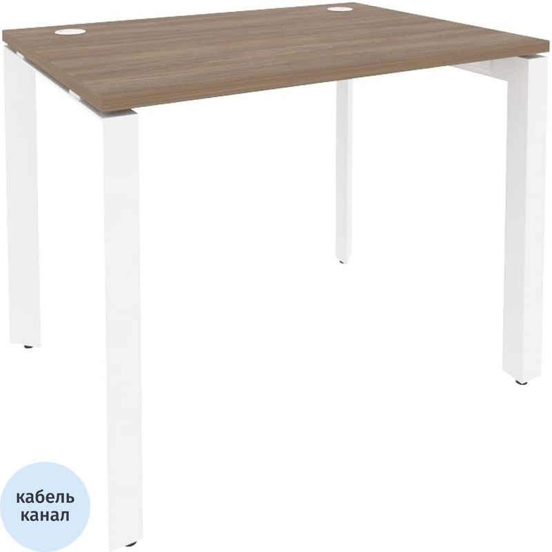 Изображение товара Стол прямой ONIX-П O.MP-SP-1.7 из ЛДСП с кабель-каналом и металлическим каркасом