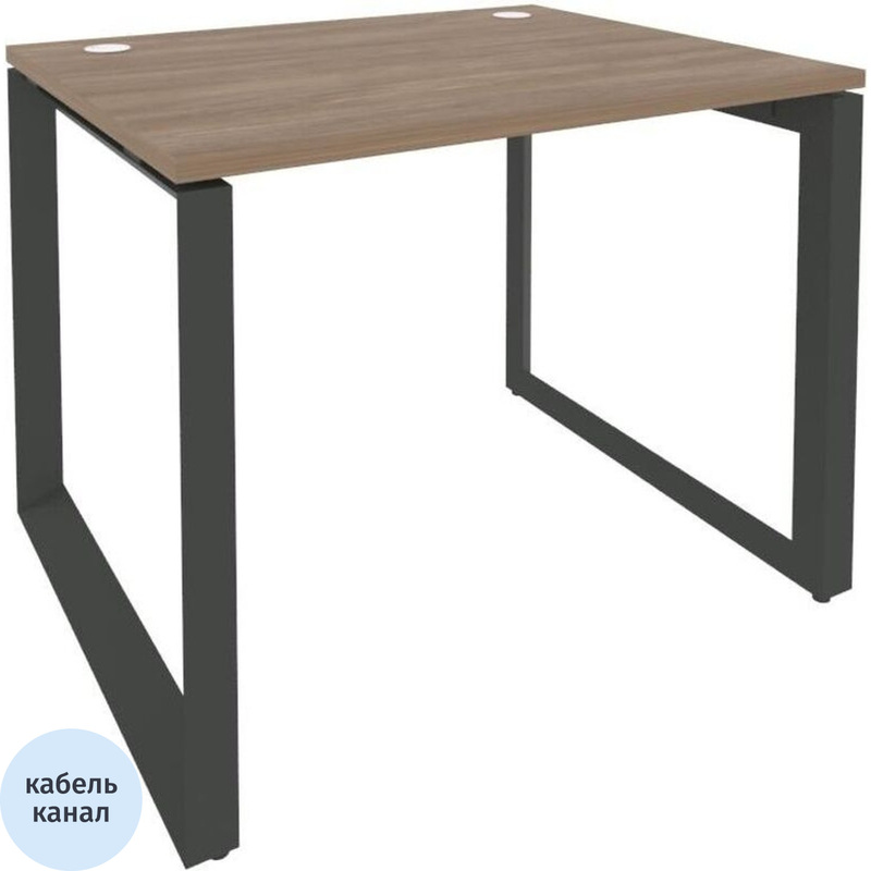 Изображение товара Стол прямой ONIX-О O.MO-SP-1.8 дуб аризона антрацит 980x800x750 мм