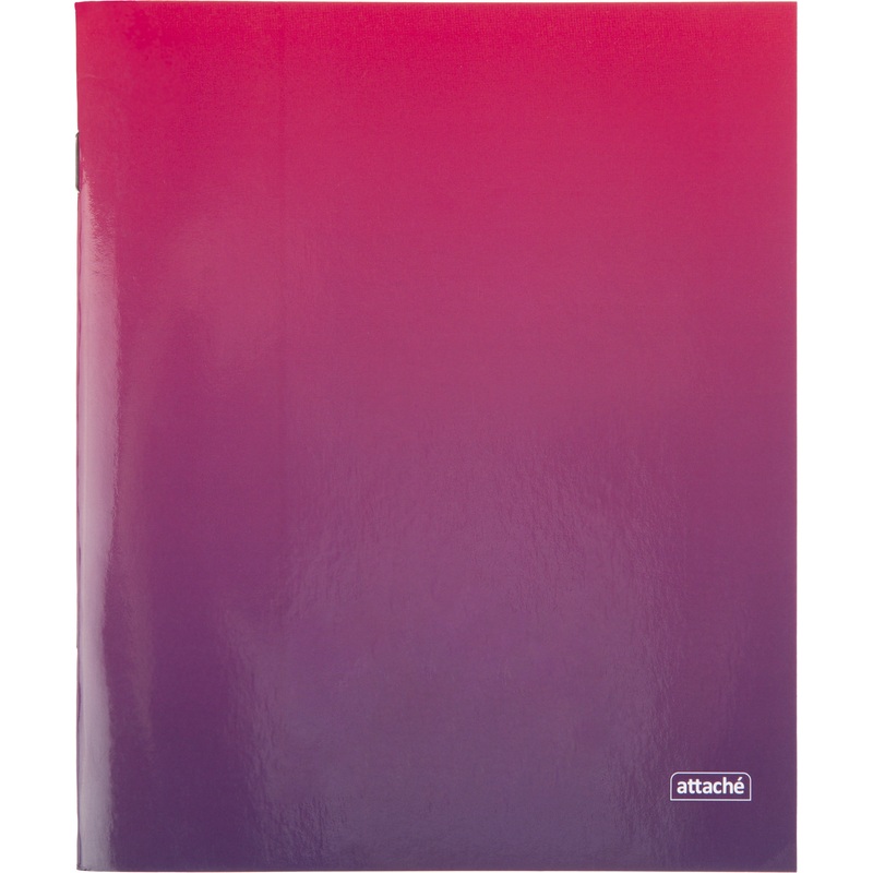 Изображение товара Тетрадь Attache Градиент А5 48 листов в клетку мягкая обложка с УФ-лаком