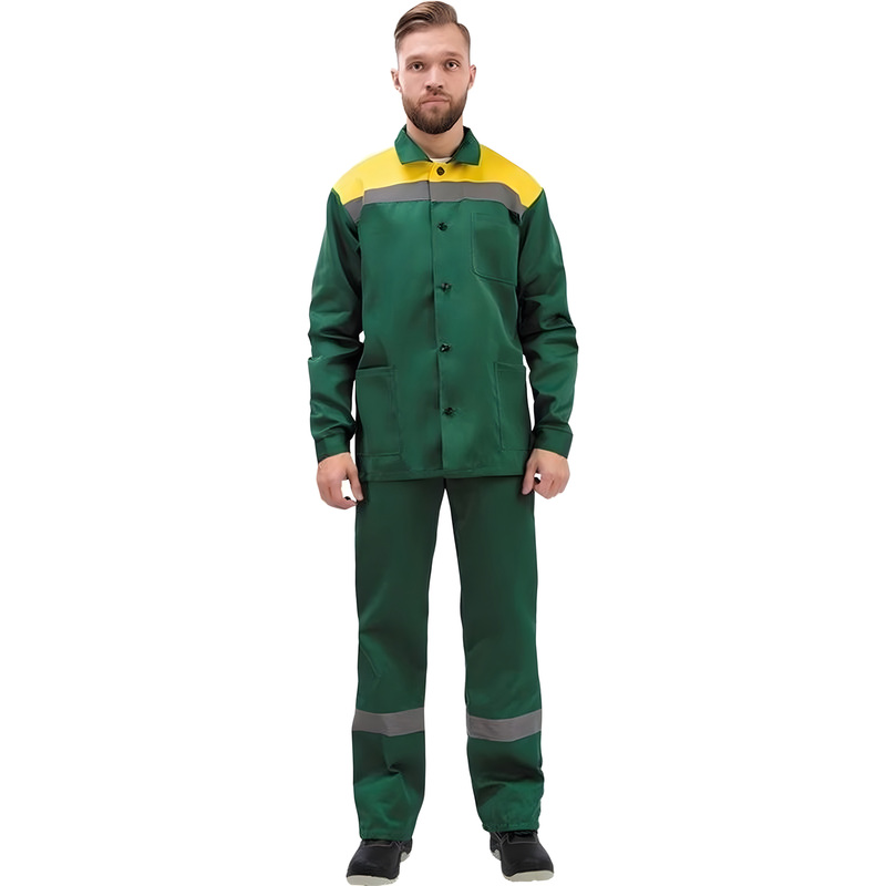 Изображение товара Костюм рабочий летний мужской л02-КПК куртка и полукомбинезон