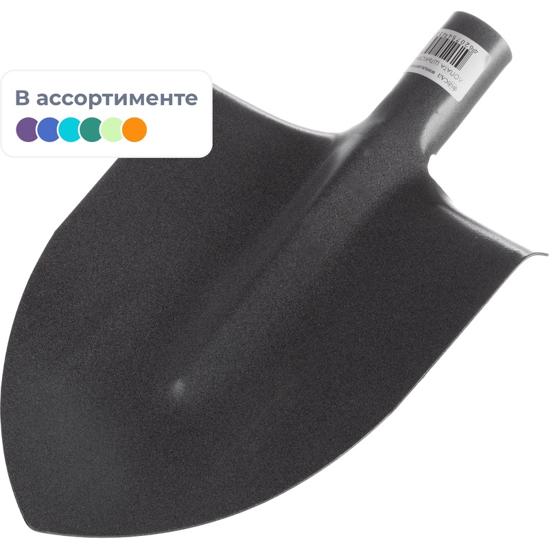 Изображение товара Лопата штыковая сталь с рёбрами жёсткости без черенка