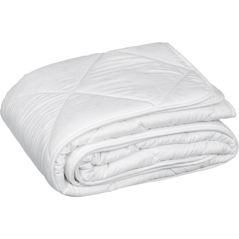 Изображение товара Одеяло Luscan 2-спальное 200х220 см стёганое с кантом белое