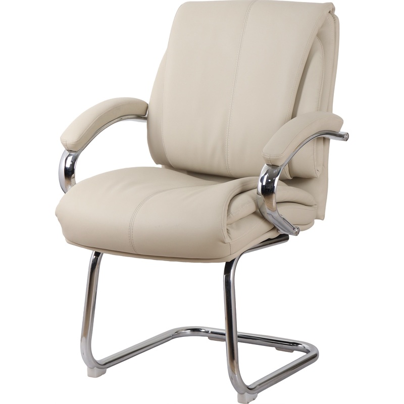 Изображение товара Конференц-кресло Easy Chair 516V PU бежевое из искусственной кожи и металла