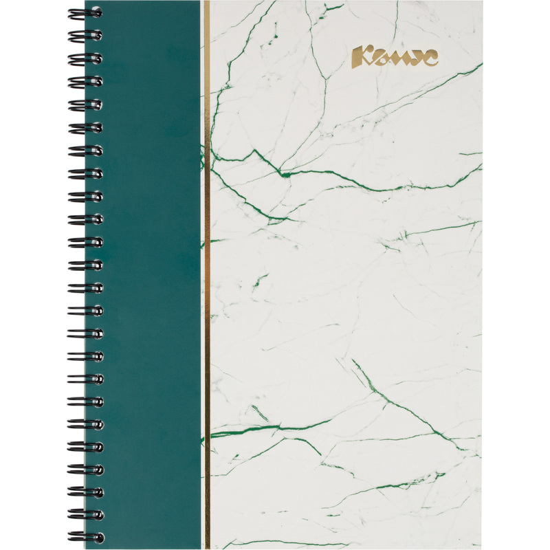 Изображение товара Бизнес-тетрадь Комус А5 80 листов разноцветная в клетку на спирали