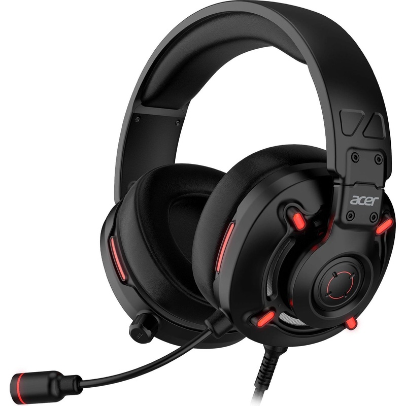 Изображение товара Гарнитура проводная Acer Nitro OHW306 с объёмным звуком и подсветкой