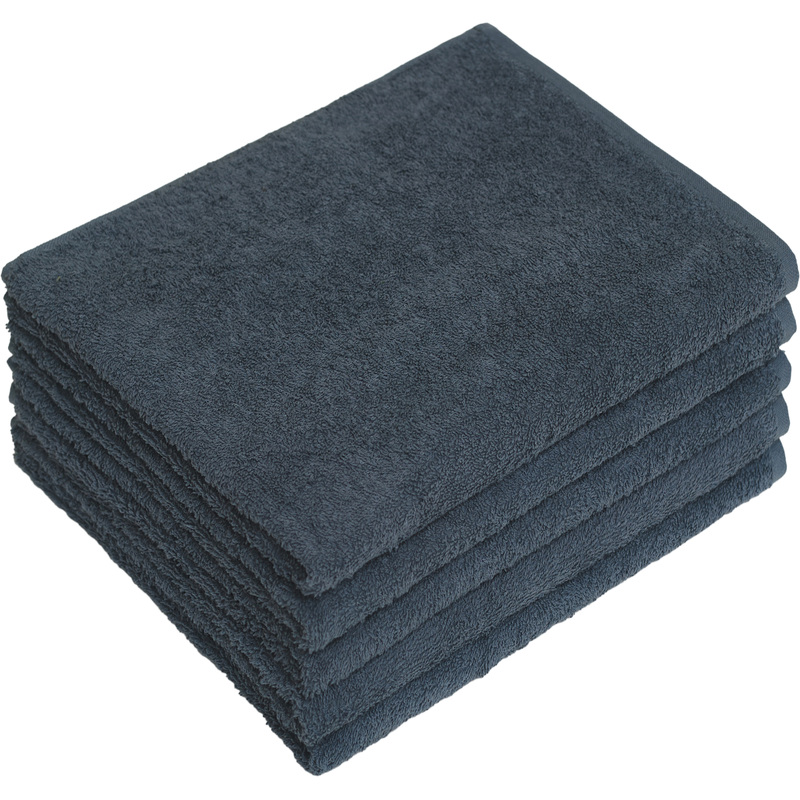 Изображение товара Набор махровых полотенец 5 штук 40x70 см серые в упаковке 440 г/кв.м Туркменистан