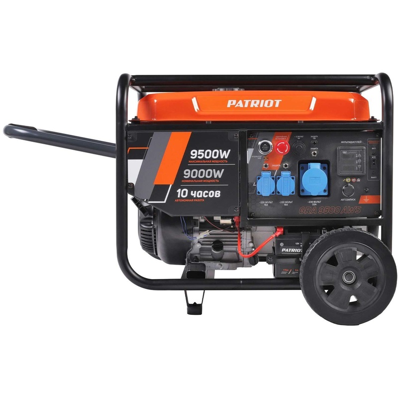 Изображение товара Бензиновый генератор Patriot Expert GRA 9500AWS с автоматической системой запуска