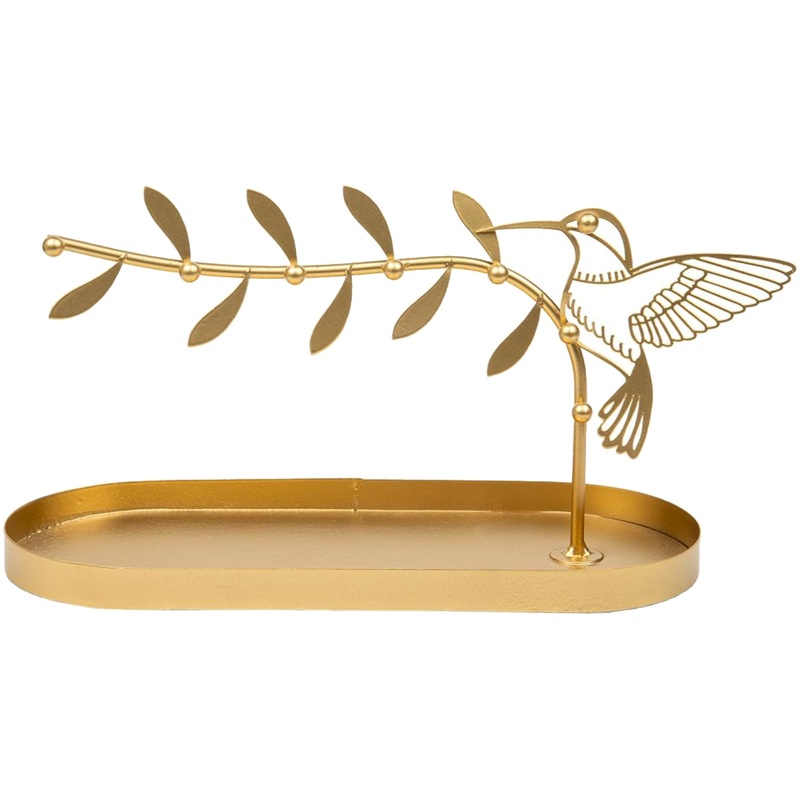 Изображение товара Держатель для ювелирных украшений Вещицы Экзотика 26x10.5x16 см золотистый