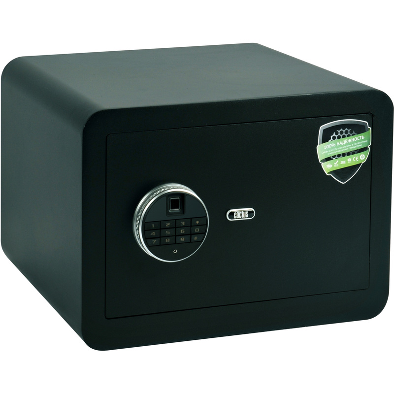 Изображение товара Сейф мебельный Cactus CS-SF-F30 с биометрическим замком и возможностью крепления