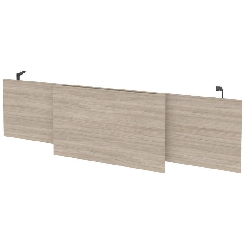 Изображение товара Царга стола руководителя Onix Direct O.M-CSR-5 дуб аттик/антрацит 1540х54х450 мм