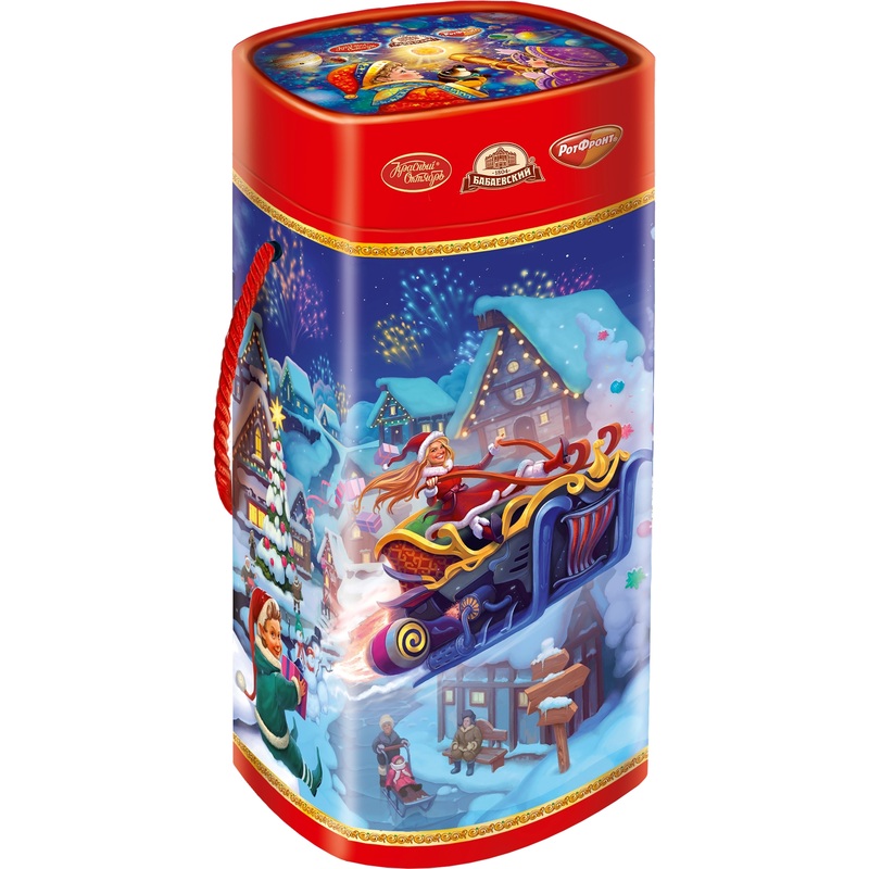 Изображение товара Новогодний сладкий подарок Объединённые кондитеры Звездочётик 800 г