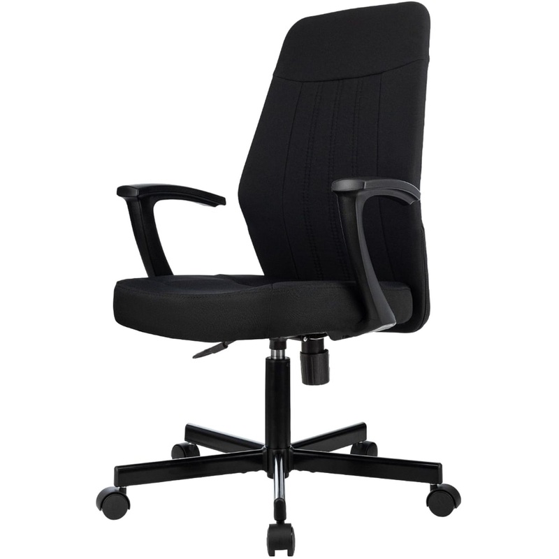 Изображение товара Кресло офисное Easy Chair 224 PPU черное из ткани с газлифтом