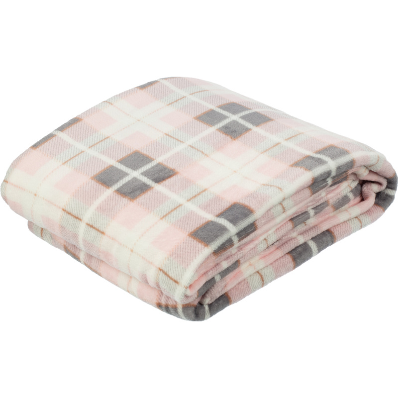 Изображение товара Плед Luscan из микрофибры 150х200 см розовый