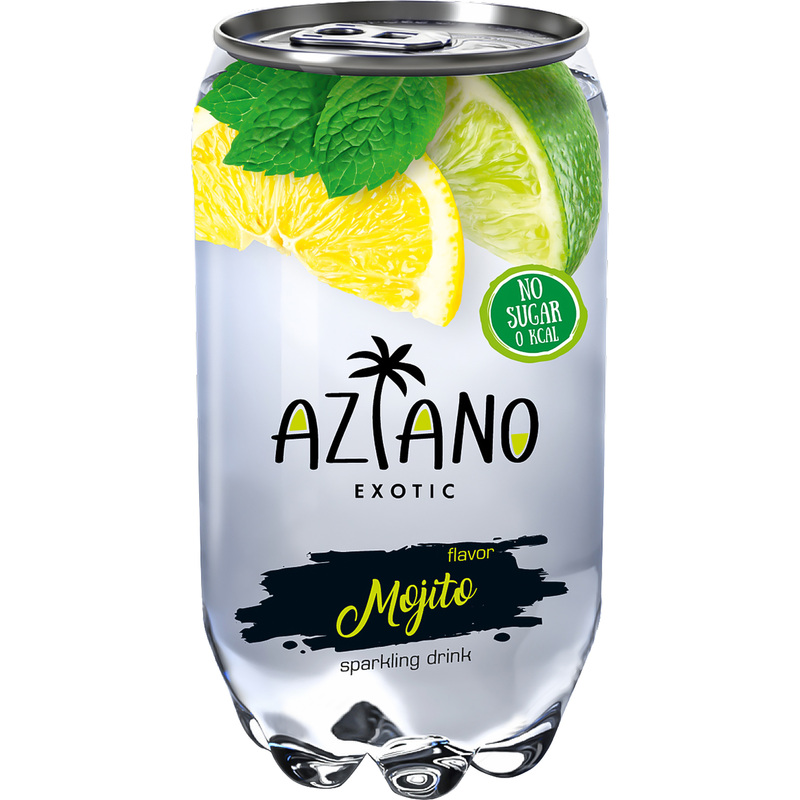 Изображение товара Напиток Aziano Mojito без сахара 0.35 л