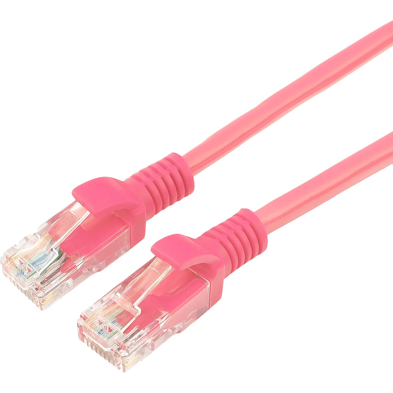 Изображение товара Патч-корд витая пара Cablexpert PP12-1M/RO 5e 1 м розовый