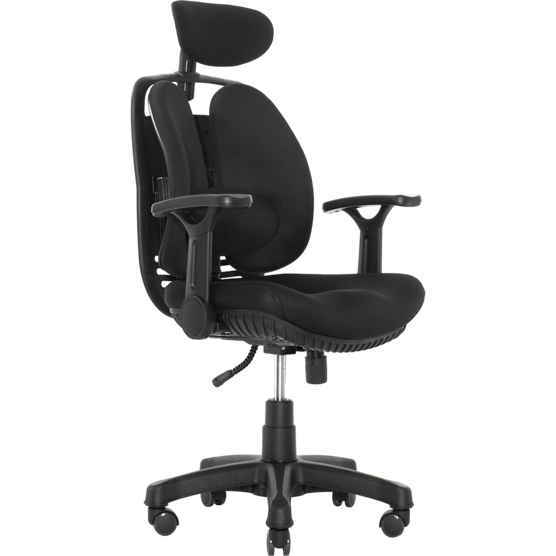 Изображение товара Кресло для руководителя Falto Inno Health чёрное с анатомической поддержкой