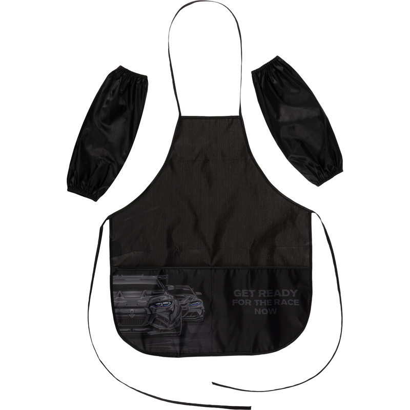 Изображение товара Фартук для труда Феникс+ Тачка чёрный с нарукавниками