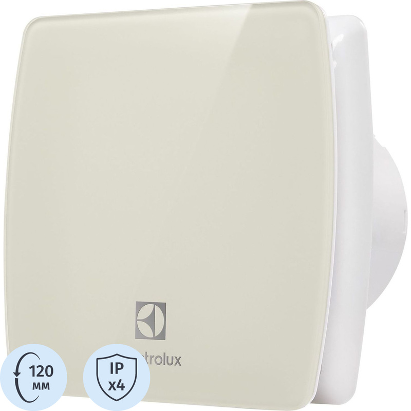 Изображение товара Вентилятор осевой Electrolux Glass EAFG-120 бежевый для вентиляции помещений