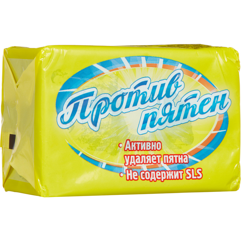 Изображение товара Хозяйственное мыло Против пятен 72% 200 г для стирки, уборки и дезинфекции