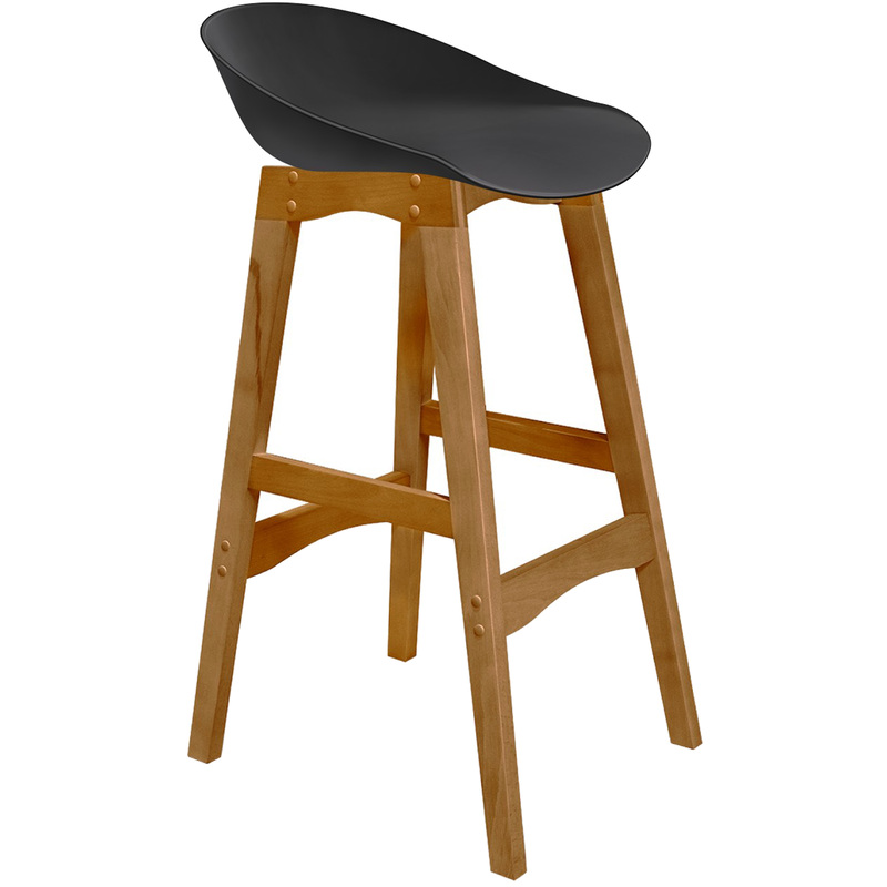 Изображение товара Стул барный Sheffilton ST19/S65 (черный/светлый орех)