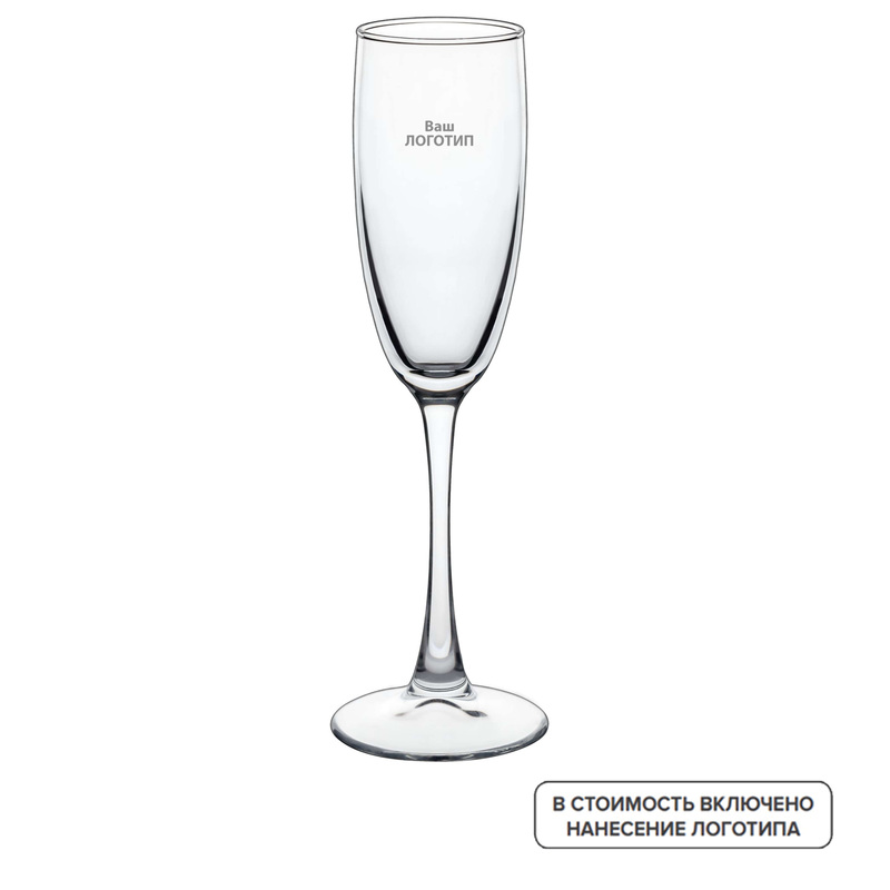Изображение товара Бокал для шампанского Энотека с гравировкой 175 мл