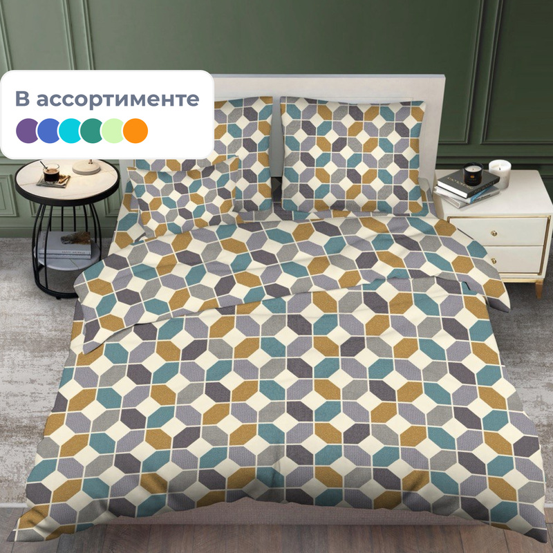 Изображение товара Комплект постельного белья 1.5-спальное бязь Россия