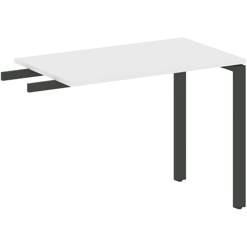 Изображение товара Приставка-брифинг Metal System Style БП ПР 3 белый антрацит офисная мебель