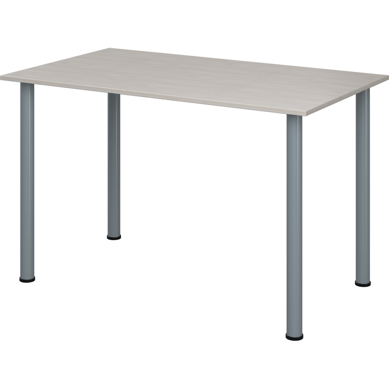 Изображение товара Обеденный стол Комус Мебель МДС с ЛДСП 120x70 см серый дуб шамони светлый