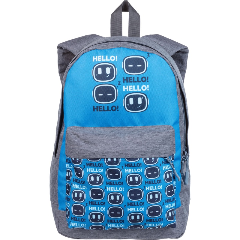 Изображение товара Рюкзак ортопедический Комус Класс Robot Hello серый