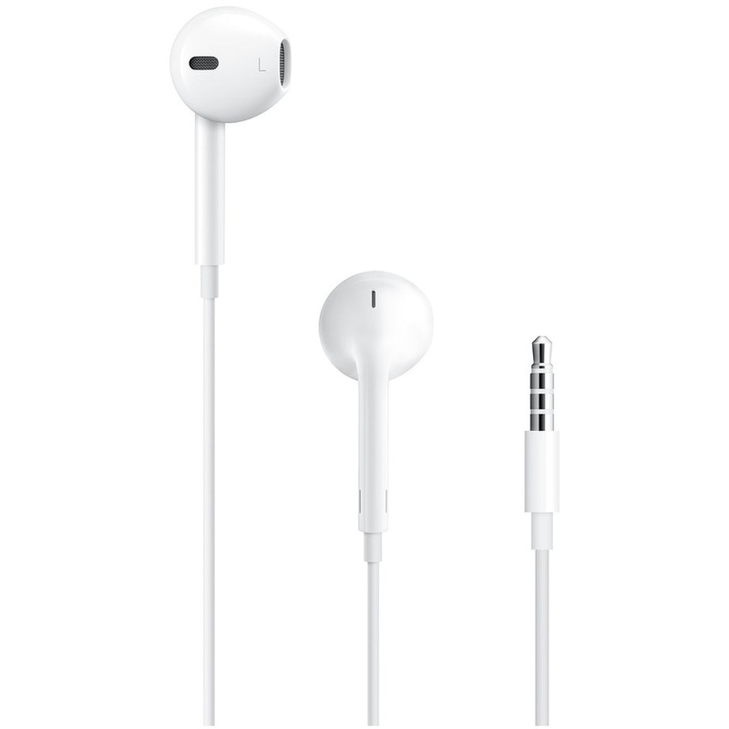 Изображение товара Наушники Apple EarPods белые проводные с микрофоном MNHF2ZM/A