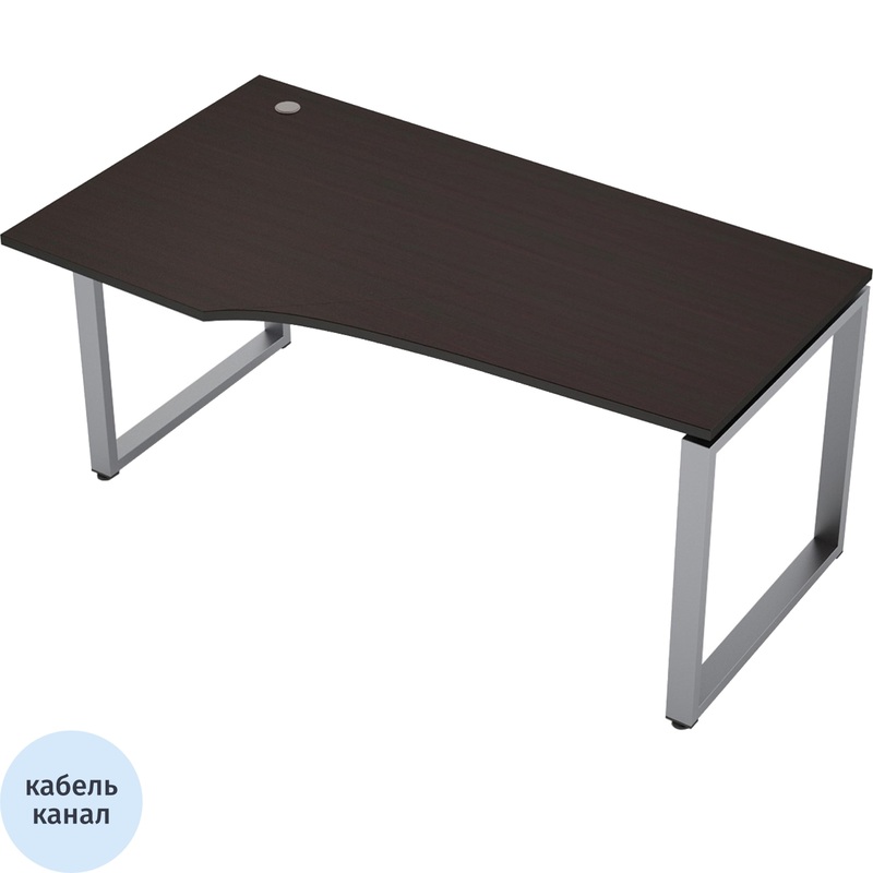 Изображение товара Стол эргономичный Avance 6М-О.620 левый венге/алюминий