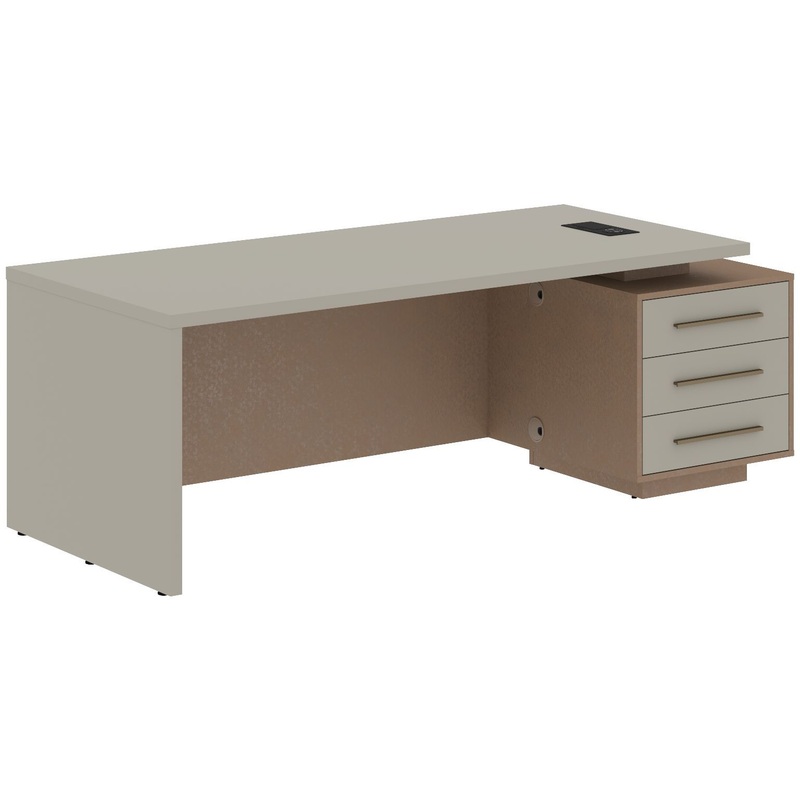 Изображение товара Стол руководителя Velion VCT 2090 прямоугольный аметист кобра 2200х900х750 мм