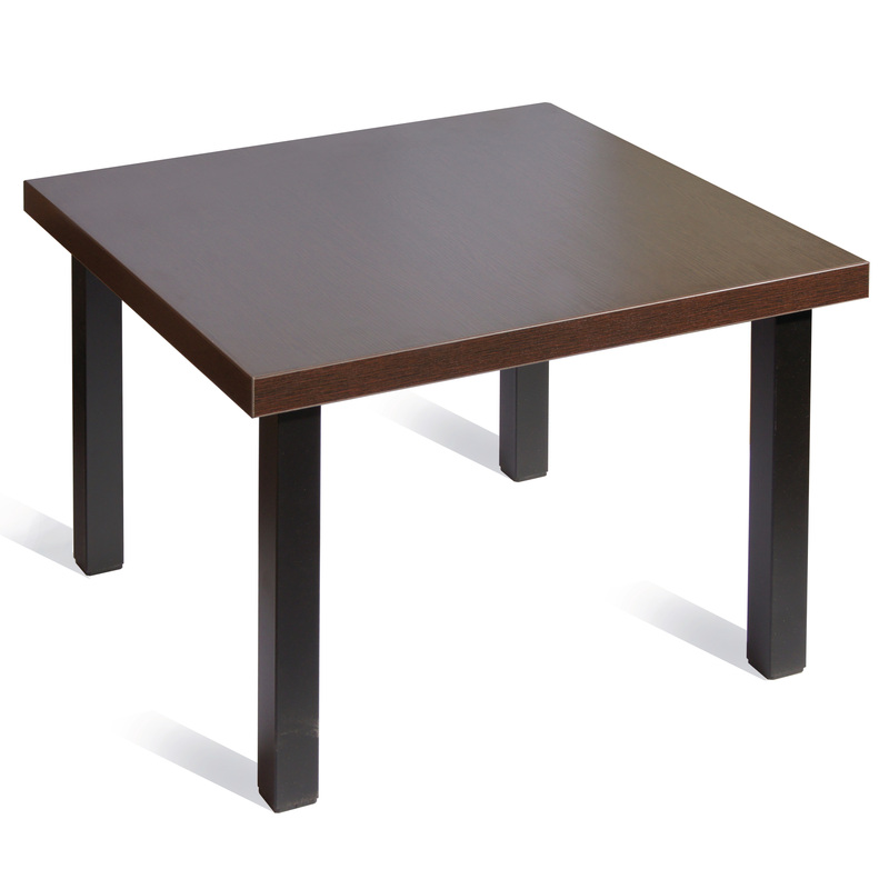 Изображение товара Журнальный стол Триада венге/черный 600x600x430 мм