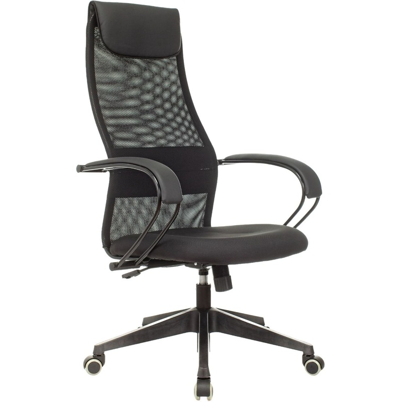 Изображение товара Кресло для руководителя Easy Chair 655 LT TTW черное из ткани и сетки