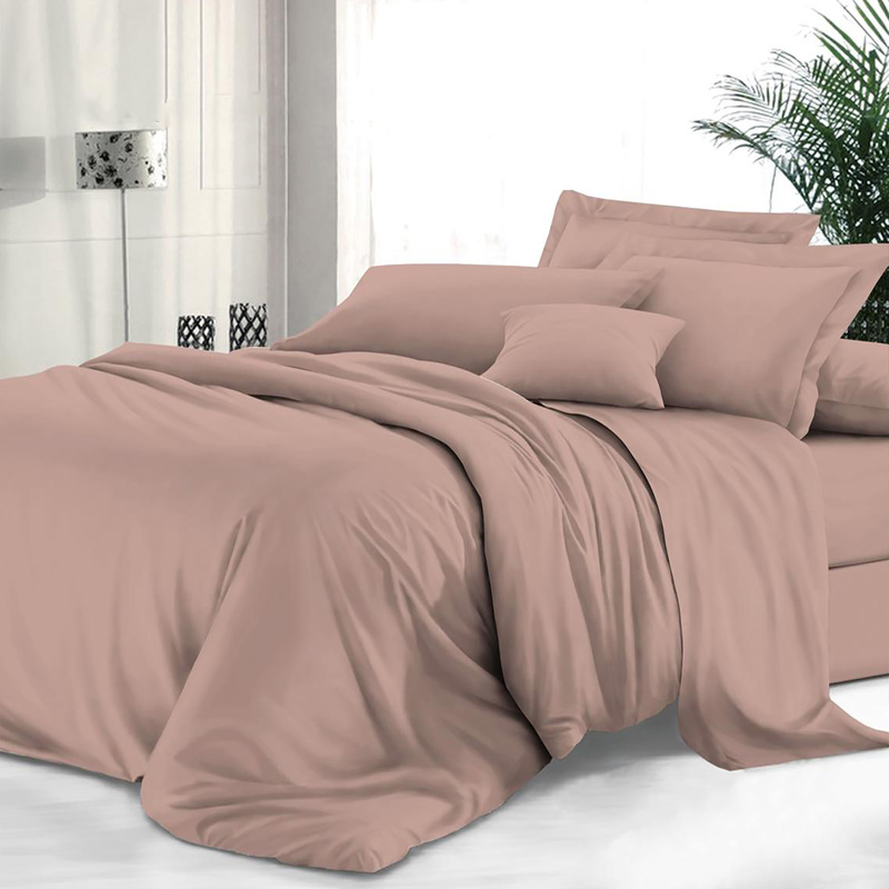 Изображение товара Комплект постельного белья Эльф Нежная пудра 1.5-спальное сатин 70x70 см