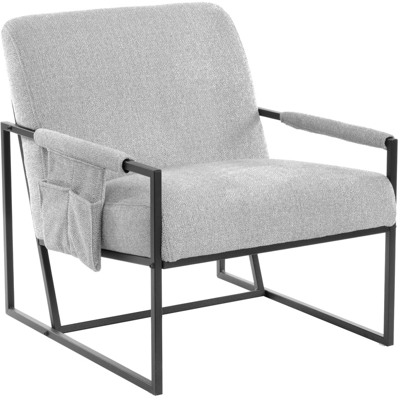 Изображение товара Кресло Charli LUX/Чарли Люкс серое/букле/велюр