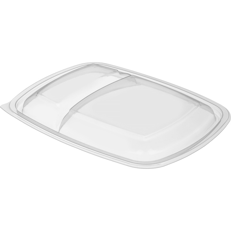 Изображение товара Крышка для контейнера К-230 прозрачная 230х170 мм (300 штук в упаковке)