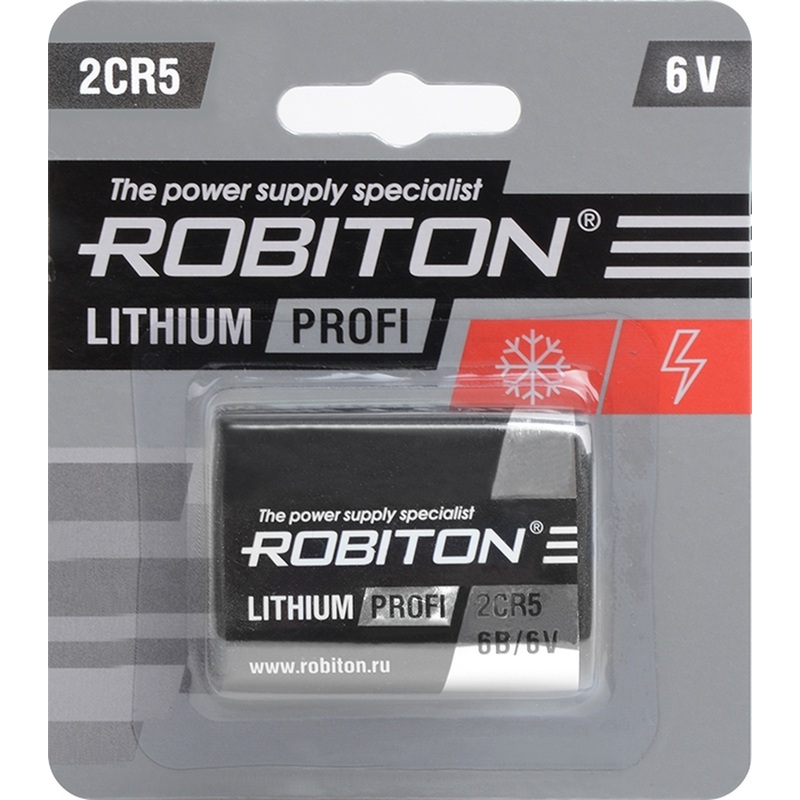 Изображение товара Батарейка 2CR5 Robiton Profi Изображение товара Батарейка 2CR5 Robiton Profi