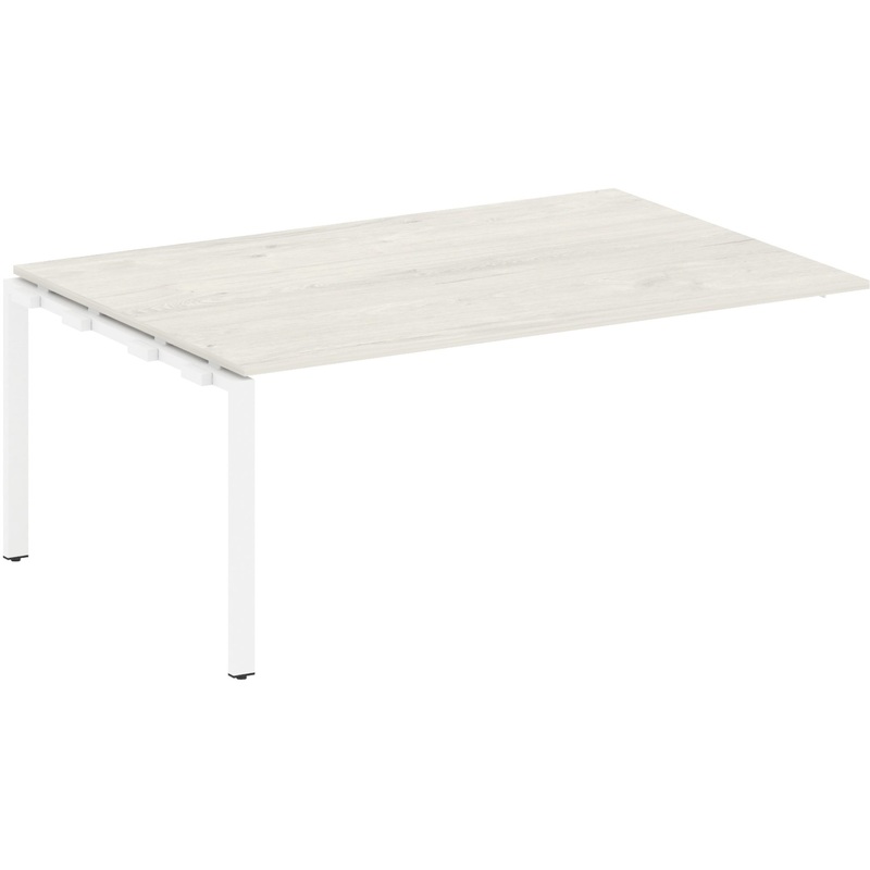 Изображение товара Стол переговорный Metal System Style БП.ППРГ-5 1800x1235x750 мм дуб наварра/белый