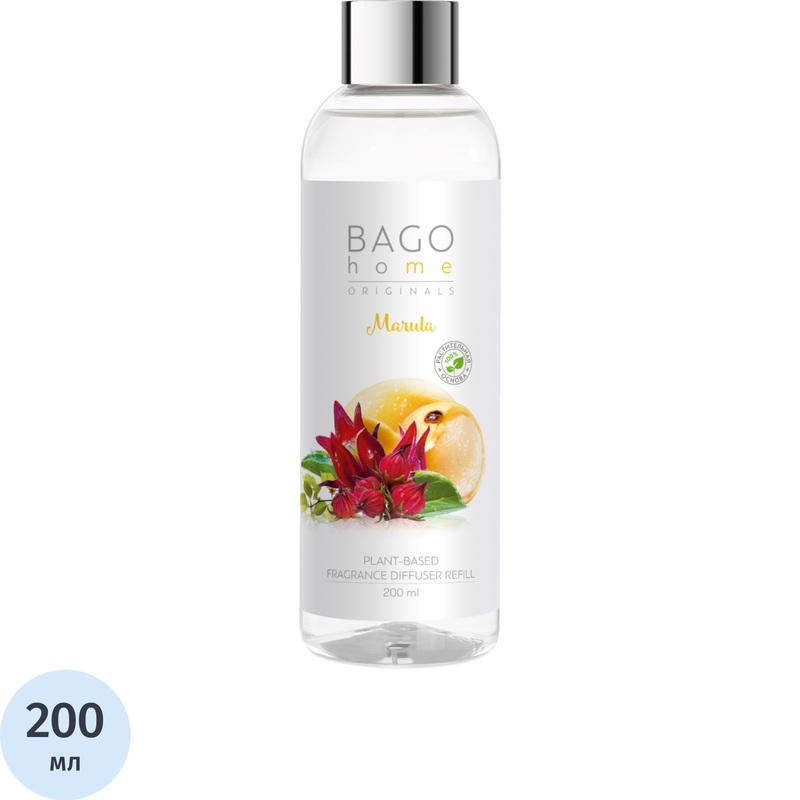 Изображение товара Наполнитель для ароматизатора Bago home Марула 200 мл натуральный аромат долговременный