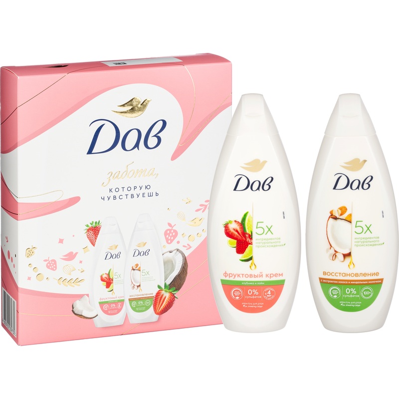 Изображение товара Подарочный набор косметики для женщин Dove Фруктовое настроение
