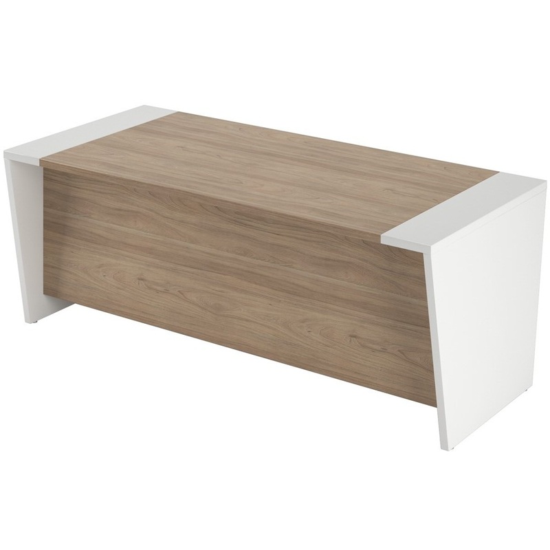 Изображение товара Стол руководителя письменный Asti (P) AST33911321 (вяз/белый, 2000х900х750 мм)