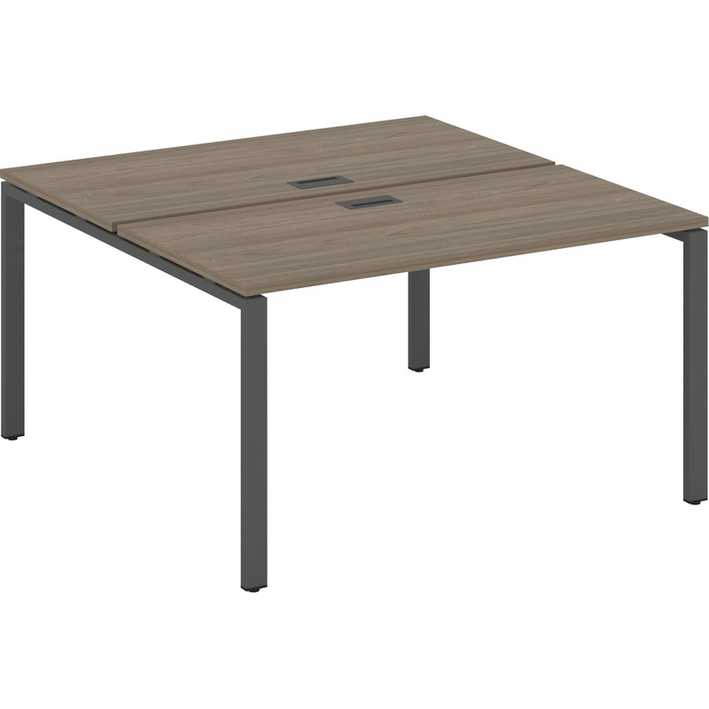 Изображение товара Рабочая станция SN-6P.DRS-001 в стиле вяз благородный и антрацит с металлокаркасом