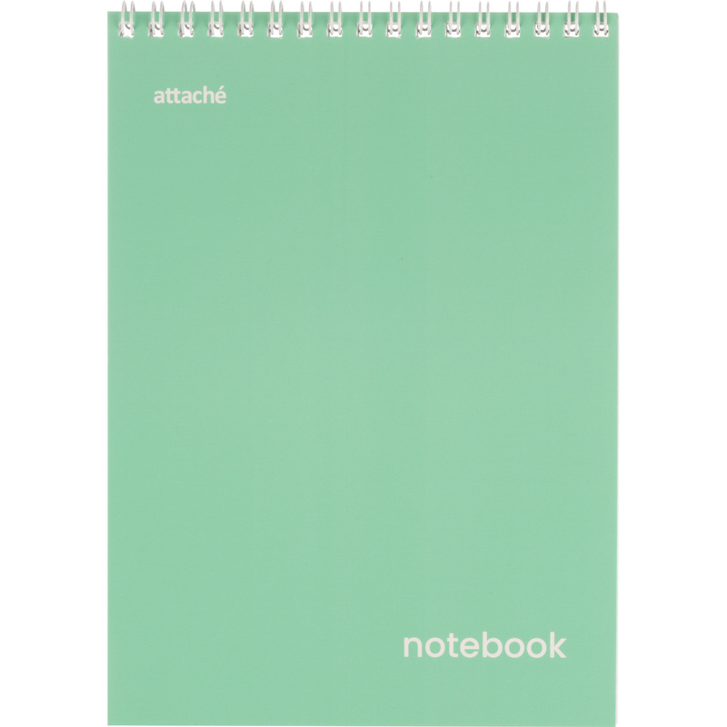 Изображение товара Блокнот Attache Акварель А5 60 листов бирюзовый на спирали (146x204 мм)