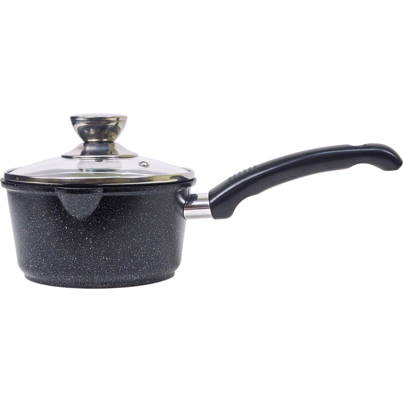 Изображение товара Ковш Panairo Lordom 1.4 л из литого алюминия с крышкой